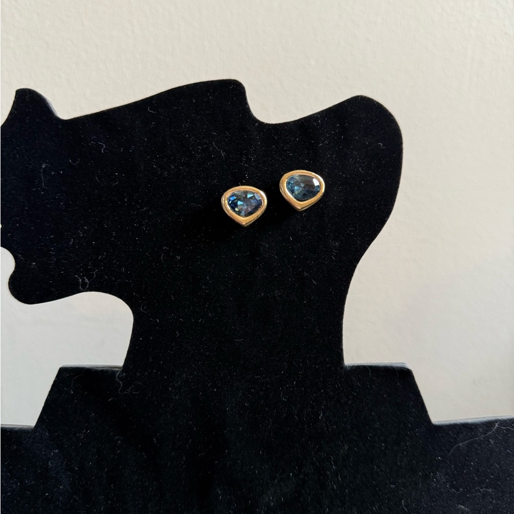 Christian Dior gold toned earrings